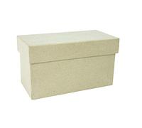 Decopatch BT015O - 1 supporto in cartapesta marrone 10x18x9 cm, scatola rotonda