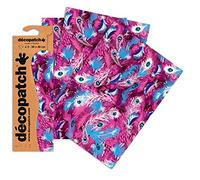 Decopatch C577O - 1 BUSTA da 3 fogli di carta stampata 30x40 cm, piume