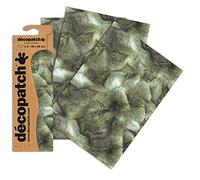 Decopatch C674O - 1 BUSTA da 3 fogli di carta stampata 30x40 cm, pelliccia di coniglio