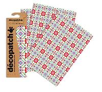 Décopatch C753O - 1 busta da 3 fogli di carta stampata 30x40 cm, Ricamo
