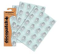 Décopatch C761O - 1 busta da 3 fogli di carta stampata 30x40 cm, Angeli