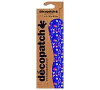 Décopatch C813C - 1 busta da 3 fogli di carta stampata 30x40 cm, fiorellini per bambini