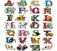 Décopatch Carta Decorativa, Alfabeto colorato, 20 Sheets