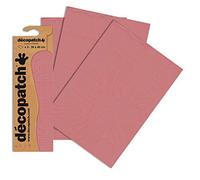 Decopatch C647O - 1 BUSTA da 3 fogli di carta stampata 30x40 cm, Tangram rosso