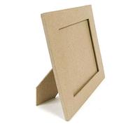 Decopatch CD025C - 1 supporto in cartapesta marrone 2x23x28 cm, cornice piatto rettangolare