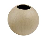 Decopatch HD004O - 1 supporto in cartapesta marrone 11x11x10.5 cm, vaso tondo Idrorepellente