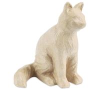 Decopatch LA027C - Supporto in cartapesta Marrone 33x30x41 cm, Gatto