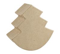 Decopatch- Oggetto da Decorare in cartapesta, Colore Kraft Naturale, small, NO036C