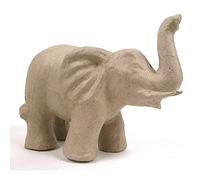 décopatch Supporto in cartapesta SA108O Marrone 21x12x17 cm Elefante