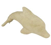 Decopatch SA132O - 1 supporto in cartapesta marrone 29,5x10x15,5 cm, Delfino