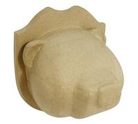 Décopatch SA162O - 1 supporto in cartapesta marrone 11x15,3x17 cm, Trofeo Orso