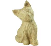 Decopatch SA176O - 1 supporto in cartapesta marrone 13x14x15,5 cm, Gatto