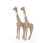 Decopatch SLA02AMZC - 1 confezione da 2 supporti in cartapesta marrone 80 cm, Giraffa