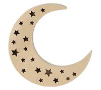 Decopatch HD078C - Grande lune da appendere da decorare in cartapesta Marrone - Decorazioni per la camera -Decorazione d'interni - FAI DA TE e Hobby Creativi - 34x5x35 cm