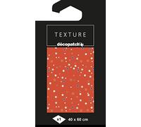 Decopatch TD868C - busta 1 foglio di carta stampata - Effetto Foil - Doratura a caldo - Metallizzato - personalizzare - Rimodernare - FAI DA TE e Hobby Creativi - 60x40 cm