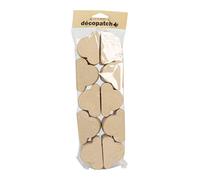 Decopatch EV023C - 1 confezione da 10 scatole di cartapesta 6x6x3 cm, scatole nuvole