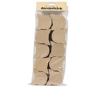 Décopatch-Un Set di 10 cartapesta Marrone, 6 x 6 x 3 cm, scatole per Gatti Articolo, Colore, 6x6x3cm, EV022C
