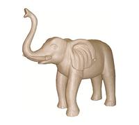 DECOPATCH XLA02O - 1 Supporto XXL in cartapesta Marrone 123x36x100 cm, Elefante