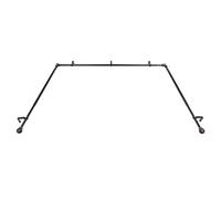 Decopolitan Drapery Bay Window Curtain Rod Set, Oil Rubbed Bronze