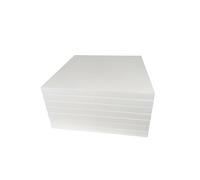 DecoPorex - Blocchi in polistirolo espanso da 40 x 40 x 3 cm per lavori di artigianato educativo (7 unità)