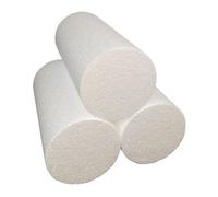 DecoPorex Cilindri in polistirolo espanso per artigianato (3 pezzi) - Cilindri in polistirolo espanso per arti e mestieri - Diametro: 10 cm x 20 cm ciascuno