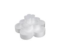 DecoPorex - Kit base torta in polistirolo a forma di fiore (10/20/30cm)
