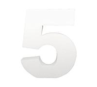 DecoPorex - Numeri 40 cm altezza polistirolo espanso per decorazione di eventi, festeggi, anniversario e compleanni (5)