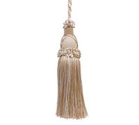 DÉCOPRO Nappa chiave da 14 cm, anello da 10 cm, con design a croce KTIC, sabbia bianca # 4001 (avorio, crema avorio, beige chiaro) venduta singolarmente