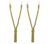 Décopro Nappa Fermatende, Stile # TBCT04,Colore#E16C - Dorato Beige [ Set Di 2]