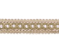 DÉCOPRO Nastro Braid Gimp Imperiale 1", Sabbie Bianche [5 Yarde]