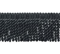 DÉCOPRO Nero / Bordura In Frangia Knitted Bullion 3" / Colore: K9 [5 Yards]