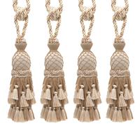 Décopro Tendine Nappa Fermatende, Colore #4001 - Bianco Sands [ Set Di 4]