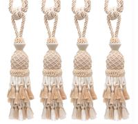 Décopro Tendine Nappa Fermatende, Colore #5055 - Conchiglie Avorio [ Set Di 4]