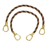 DecoPro Wine Red Gold Green Fermatende A Tiro Con Corda 18" (Coppia)
