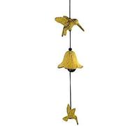 Decor Campanelli Eolici Appesi Campanelli Eolici in Ghisa con Cancella Stanza delle Rime Balcone in Metallo Campana for Colibrì Decorazione for Porta Appesa Regalo di Compleanno Natale WindMemorial(Gr
