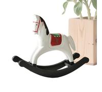 Décor Cavallo A Dondolo,Statua Realistica Dichiarazione A Mano per Scrivania | Statue Di per Arredamento Casa - per Famiglia Amici Studenti Adulti Uomini Donne Interni Casa Ufficio Studio