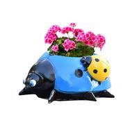 Decor con Coccinella - Resina a Sette Stelle, Simulazione Design degli Animali | Decorative pentola, Mini fioriera, Ciotola Chiave, Ornamento da Giardino per Decorazioni per la