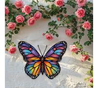 Decor con parete farfalla, decorazione per l'arte della parete di ferro che