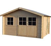 Décor et Jardin Deva - Casetta da giardino in legno, 4 x 3