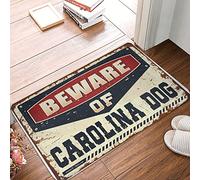 Decor for Man Cave Beware of Carolina Dog Zerbino Camping Mat Outdoor Fall Front Portico Decor (dimensioni: 50 x 80 cm)