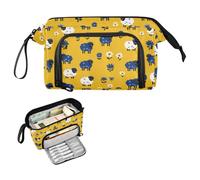 decor gift Astuccio per penne a forma di pecora in stile scandinavo nordico di grande capacità, astuccio cosmetico con manico per insegnante Forniture scolastiche preppy bolsas para lapices