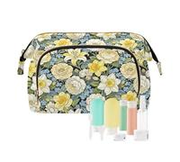 decor gift Beauty case con manico impermeabile William Morris White Lily Peony (longword) trousse per cosmetici da viaggio