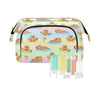 decor gift Beauty case Essentials Summer Cute Capy (longword) Borsa per cambio monete da donna per accessori da viaggio