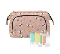 decor gift Beauty case impermeabile per cosmetici, motivo: api impertinenti del lago Fleur Harris (longword) trousse per cosmetici da viaggio