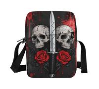 decor gift borsa a tracolla gotico scheletro rosa borse a tracolla tracolla regolabile per viaggio bolsos para mujeres