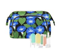 decor gift Borsa da bagno impermeabile in stile vittoriano Glory Wildflower (longword) portamonete da donna per cosmetici da viaggio