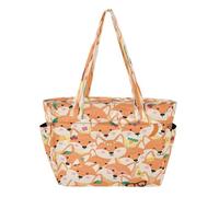 decor gift Borsa da spiaggia con volpe arancione a forma di volpe per lavoro e spostamenti quotidiani con scomparto mochila tote escolar