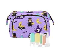 decor gift Borsa da toilette da appendere con cerniera, per Halloween, dottore della peste, strega, spirituale (longword) borsa per trucco da donna da viaggio