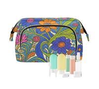decor gift Borsa da viaggio portatile Messicana Folk Art Floral Pattern (longword) Portamonete da donna per oggetti essenziali per le donne