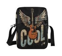 decor gift borsa messenger carino Retro Chitarra Ali sopra le borse a tracolla per gli uomini Cinghia Regolabile per Casual Casual bolso cruzado para mujer